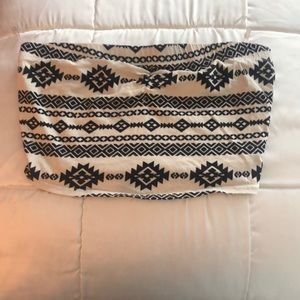 MM Tube top. Tribal print. Size Med